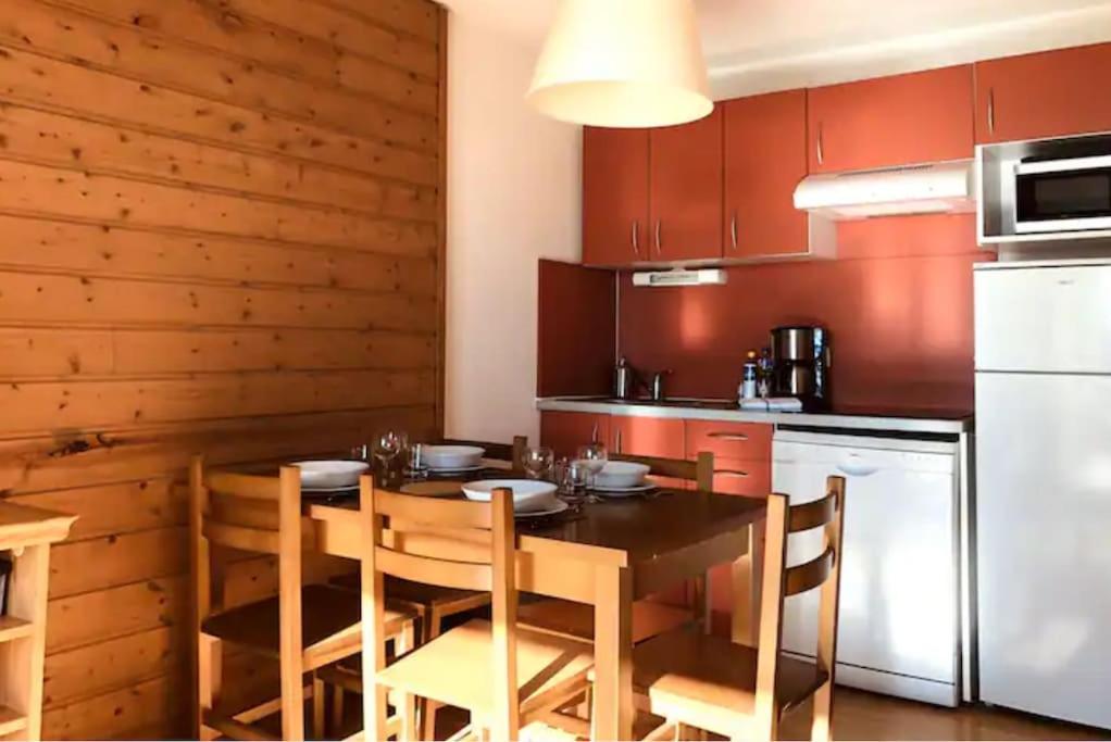 Charmant T3 Avec Vue Montagne Et Parking Privatif Font-Romeu-Odeillo-Via Exterior foto
